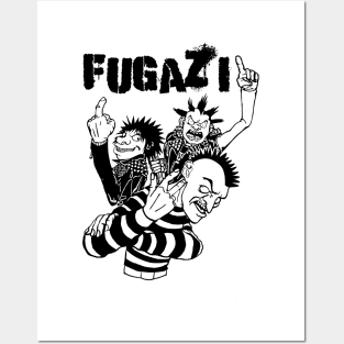 Punk Rock Man Of Fugazi Posters and Art